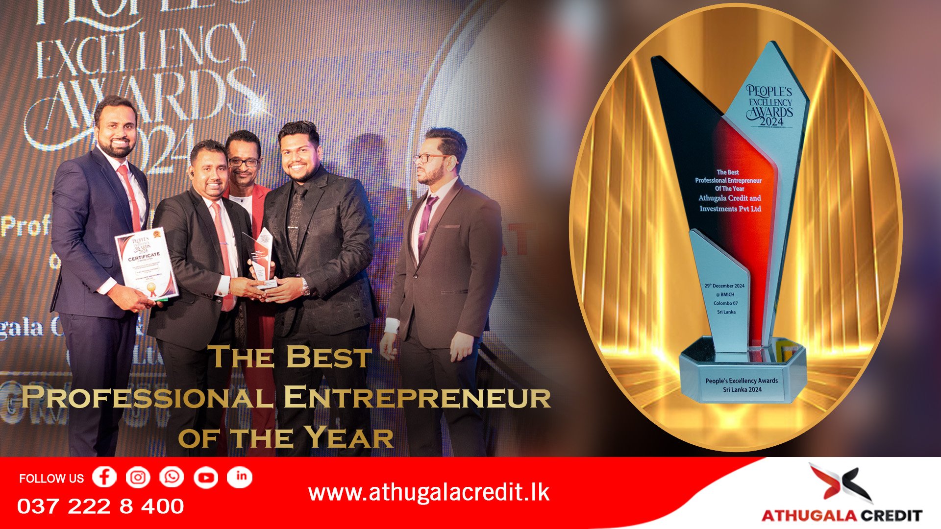 The Best Professional Entrepreneur of the Year Celebrating Entrepreneurial Excellence!