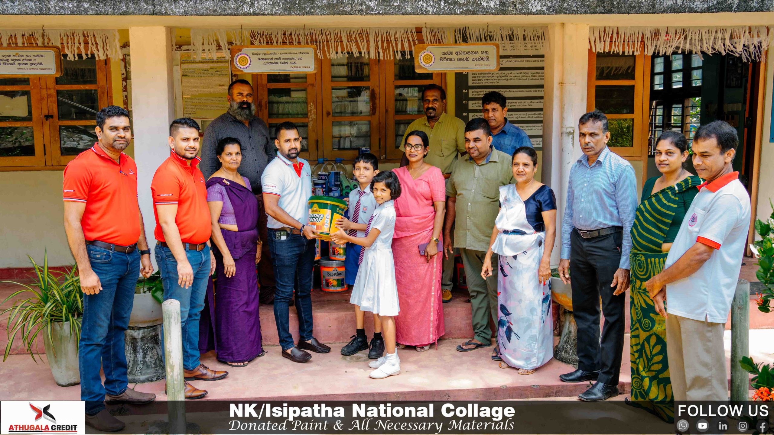 Athugala Credit & Investments (Pvt) Ltd Donates Painting Materials to NK/Isipathana National College – Bamunakotuwa