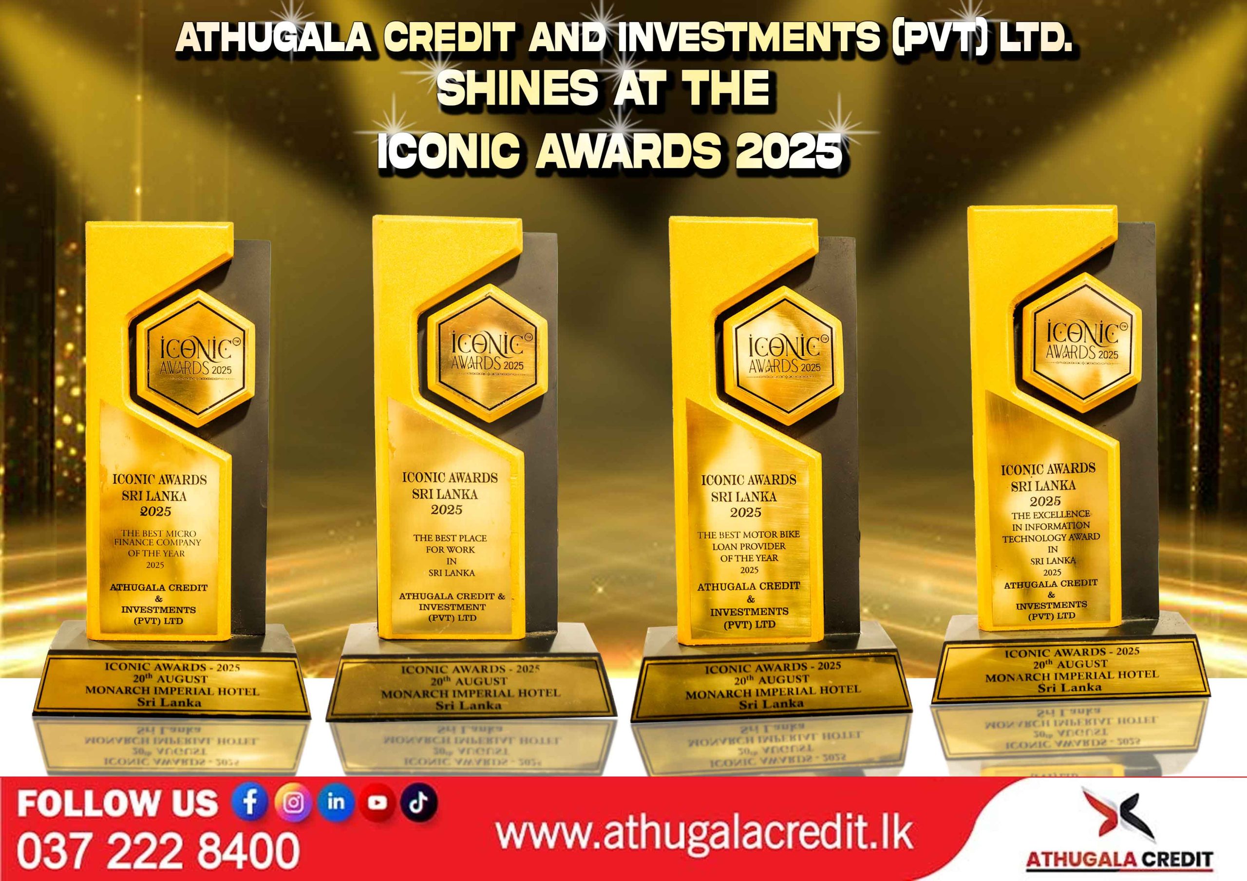 Celebrating Our Achievements at the Iconic Awards 2025!