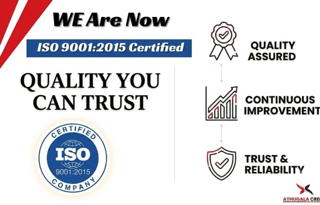 We Are Now ISO 9001:2015 Certified Company