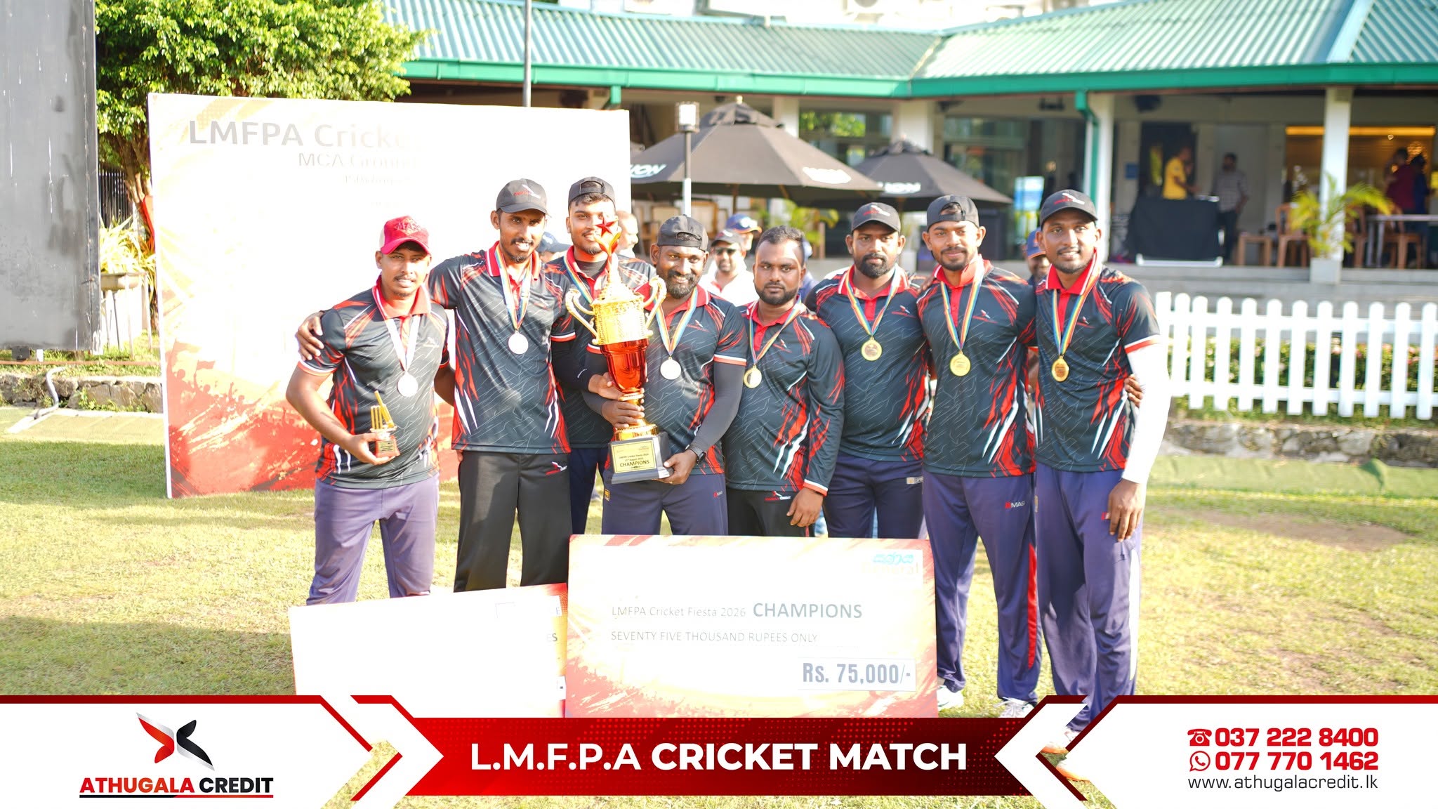 CROWNED CHAMPIONS AT THE LMFPA CRICKET FIESTA 2026!